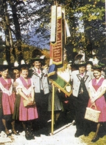 Die Funtenseer beim 60jhrigen Grndungsfest